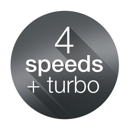 4 setari viteza + functia Turbo