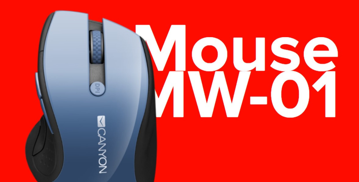 Mouse Canyon CNS-CMSW01BL, Wireless