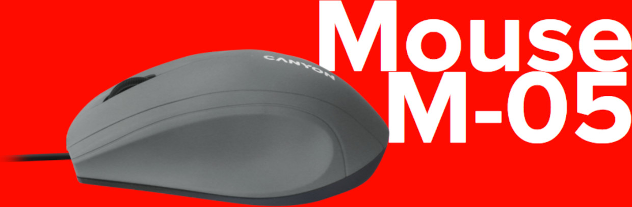 Mouse cu fir Canyon CNE-CMS05DG, 3 butoane, Senzor optic, 1000 DPI
