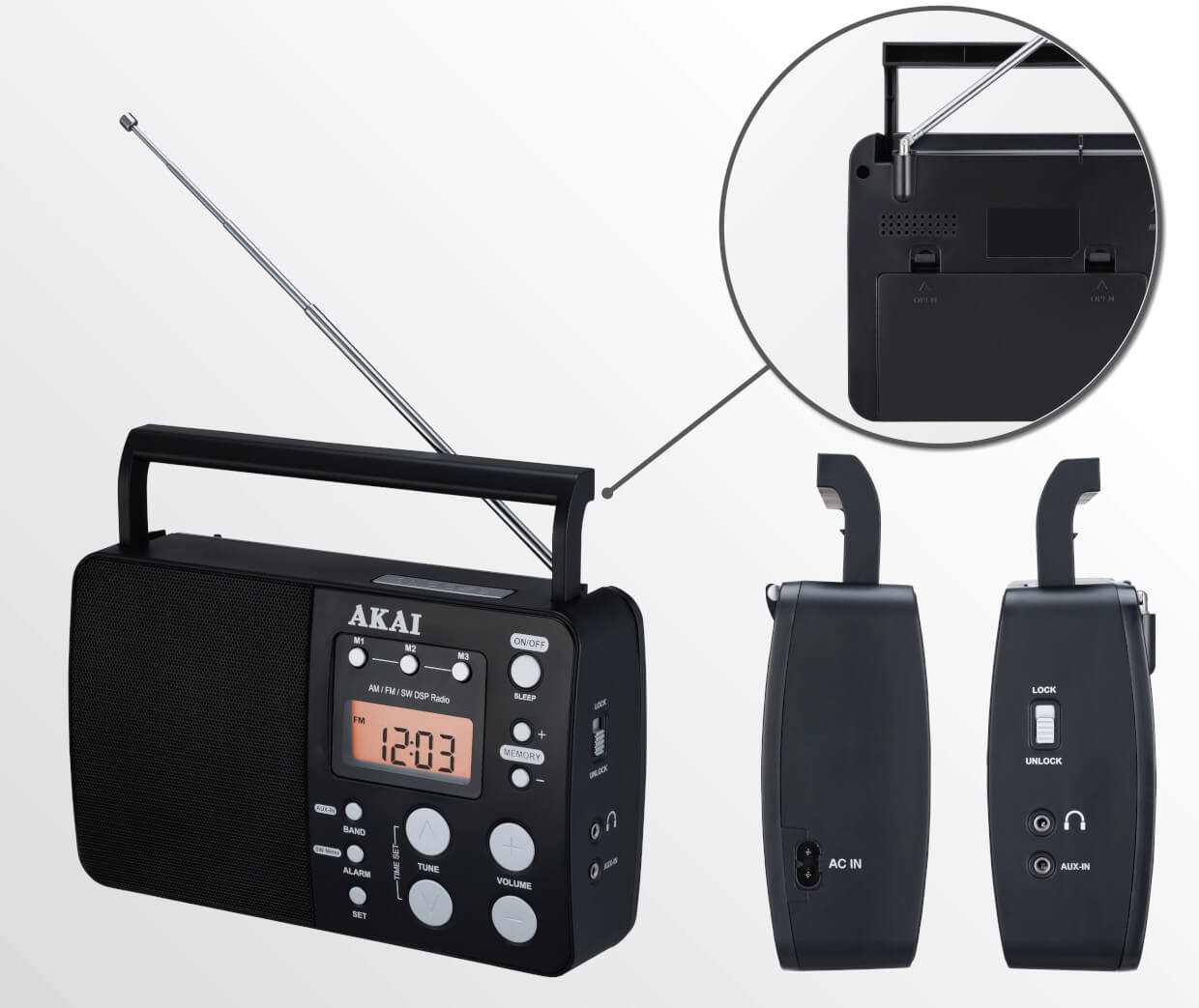 Radio portabil AKAI APR-200