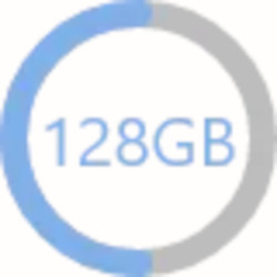 128 GB spatiu de stocare