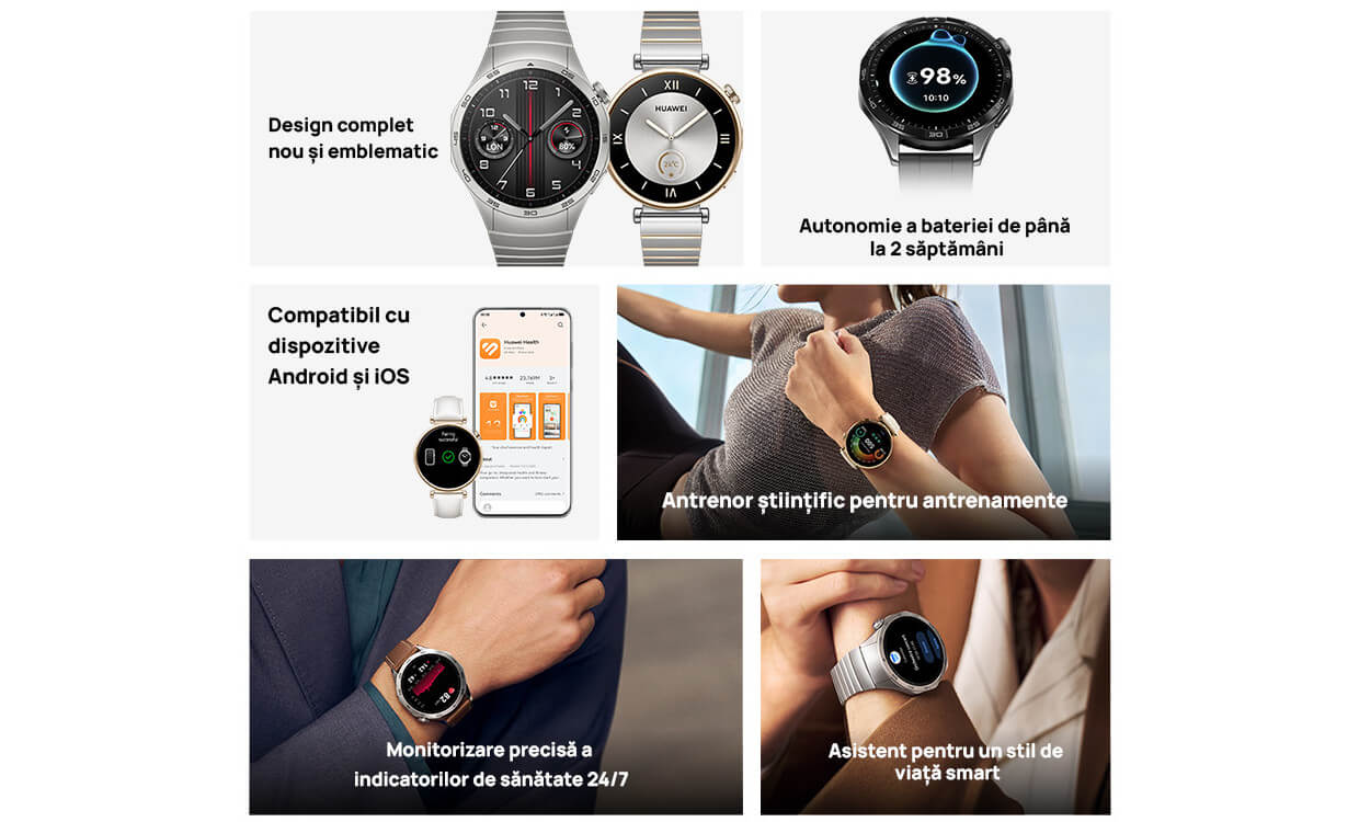 6 motive pentru care sa indragesti Huawei Watch GT 4