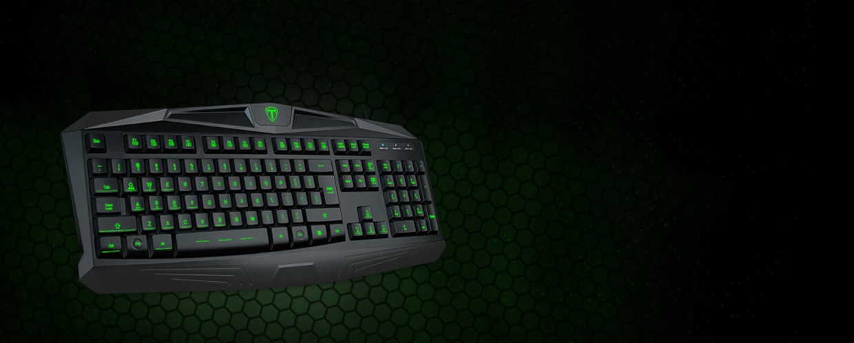 Tastatura gaming T-Dagger Minesweeping, iluminare verde